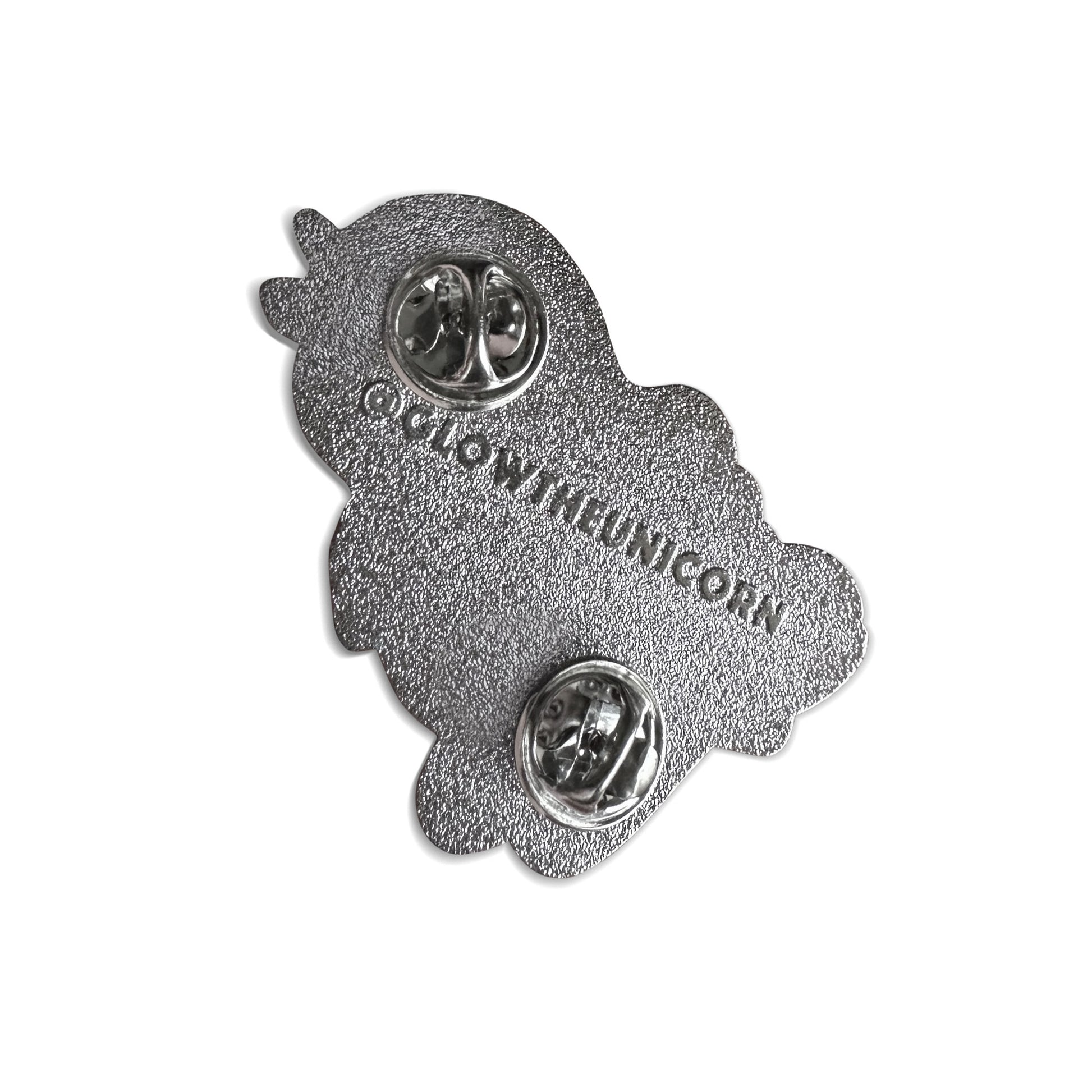 back of dark nickel pin