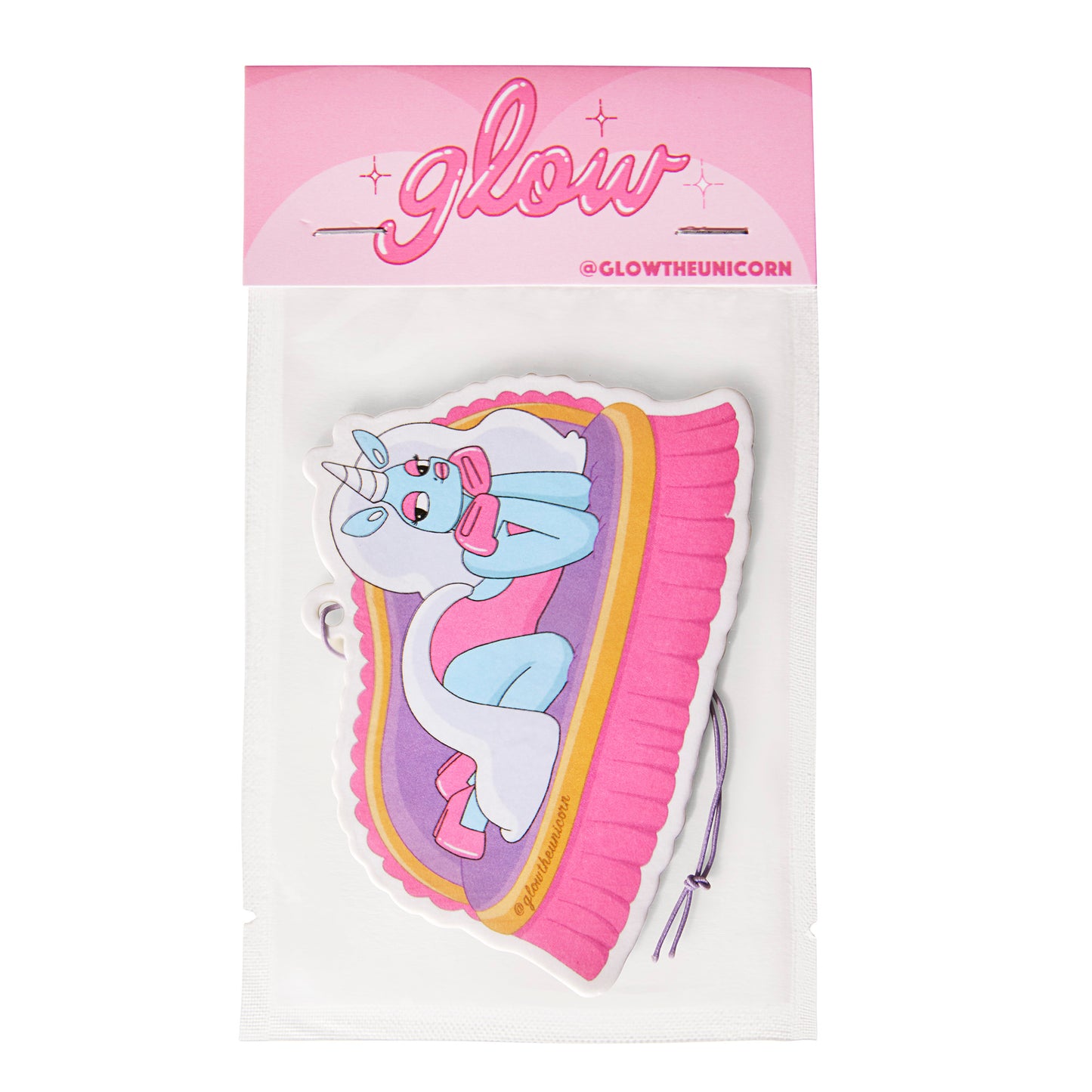 unicorn air freshener in gardenia