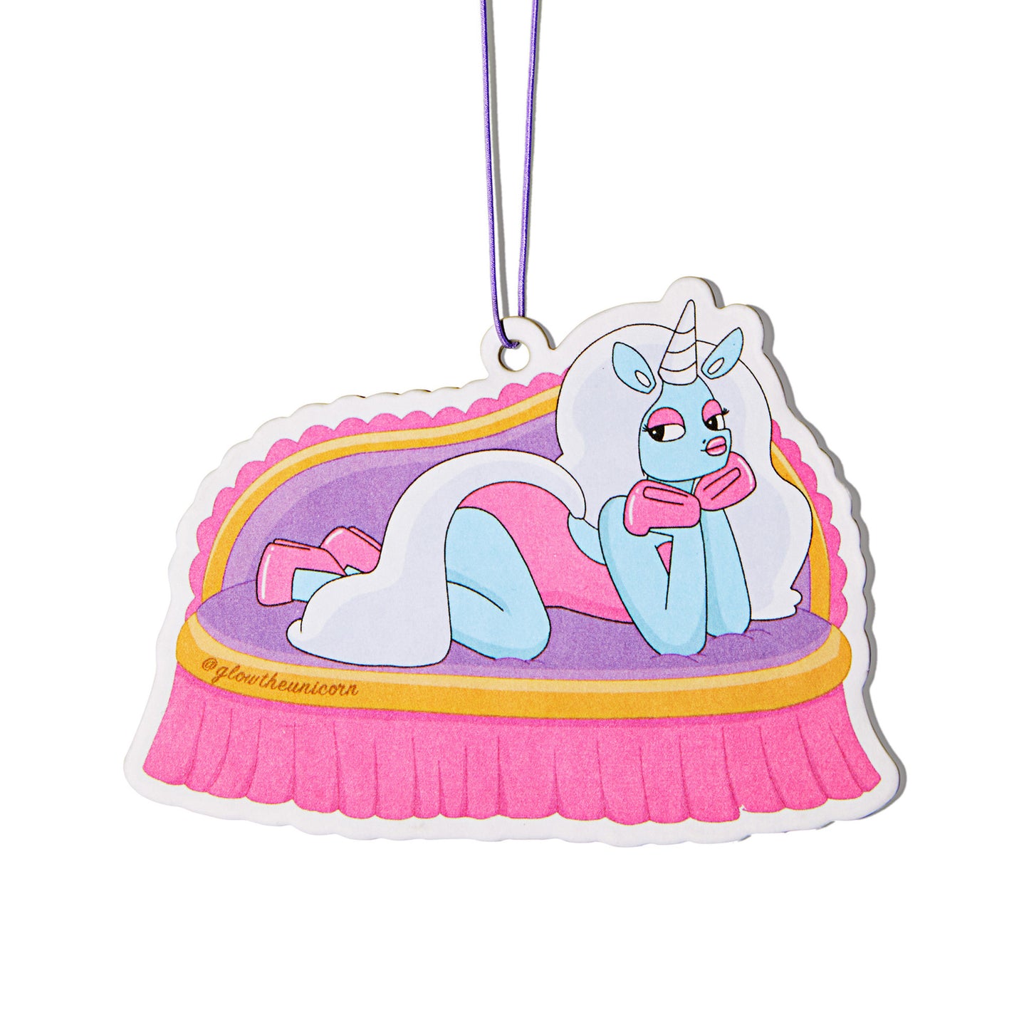 glow the unicorn gardenia air freshener