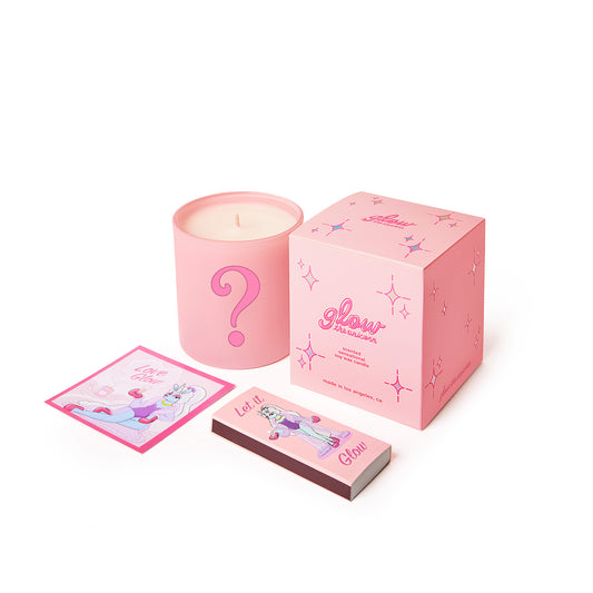 glow the unicorn matchbox and candle, blind box, secret candles