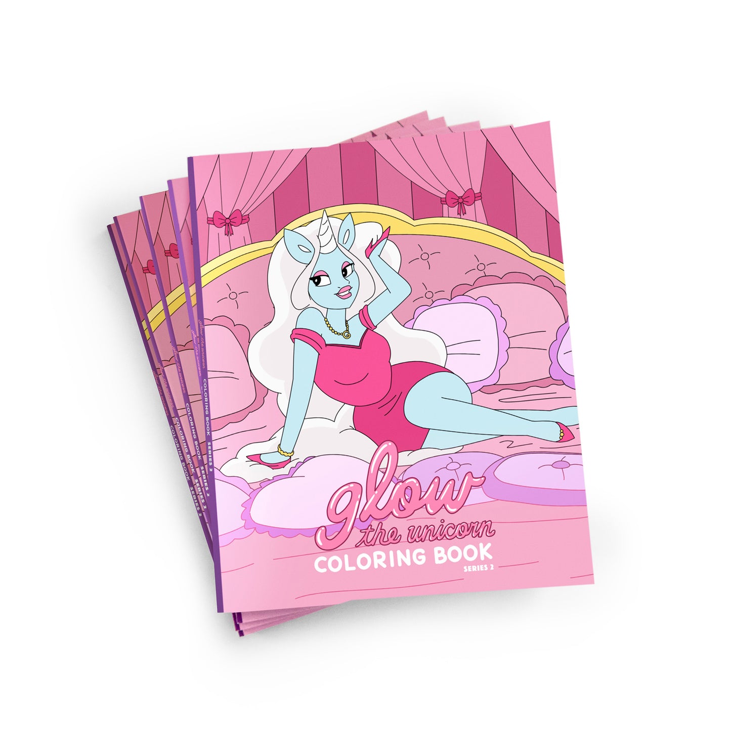 Glow The Unicorn Coloring Book (Series 2)