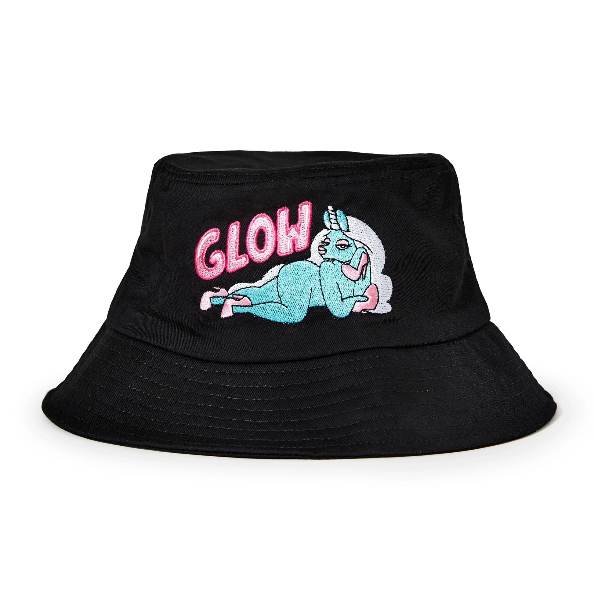 black unicorn bucket hat