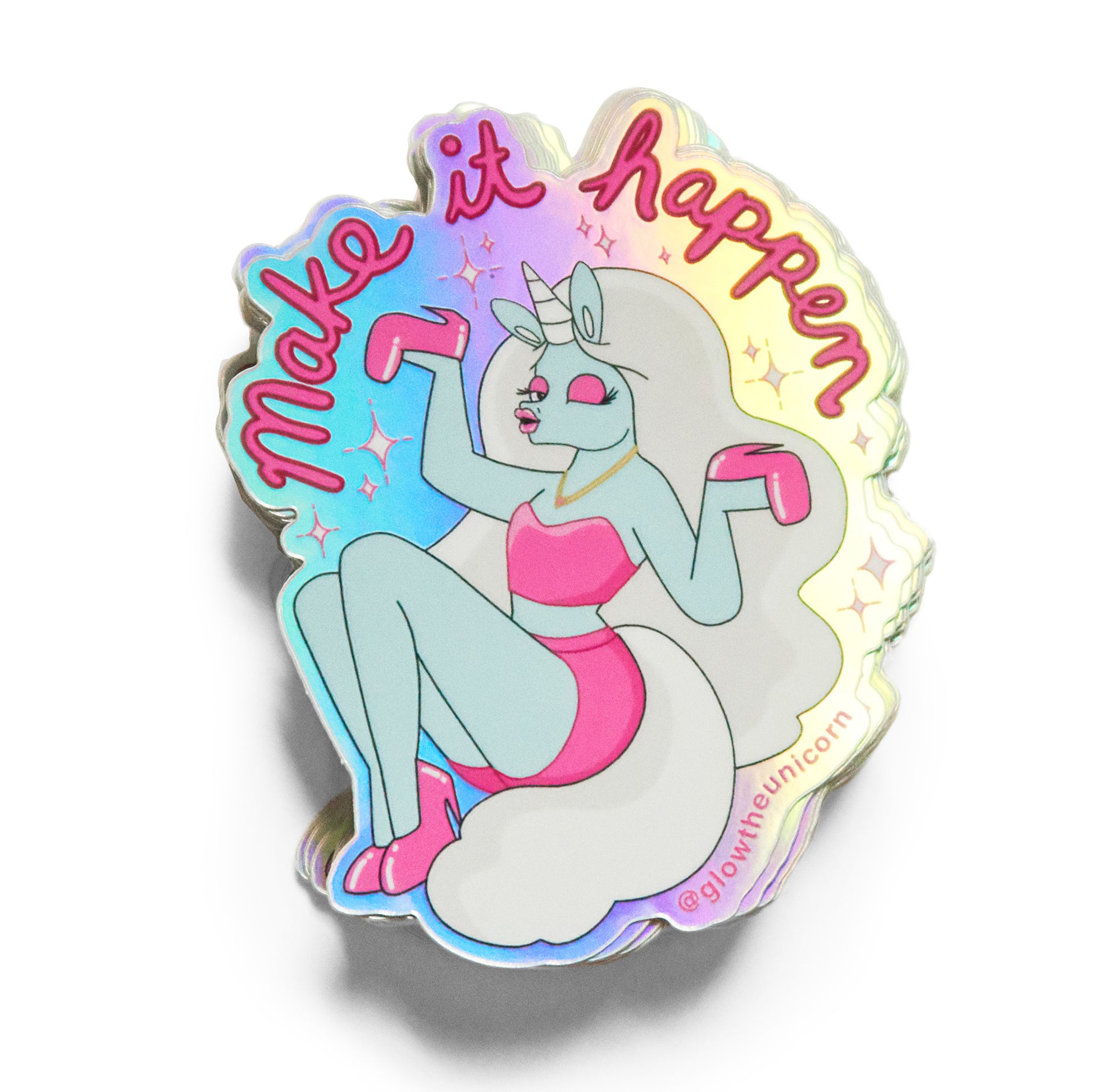 unicorn sticker make it happen pack