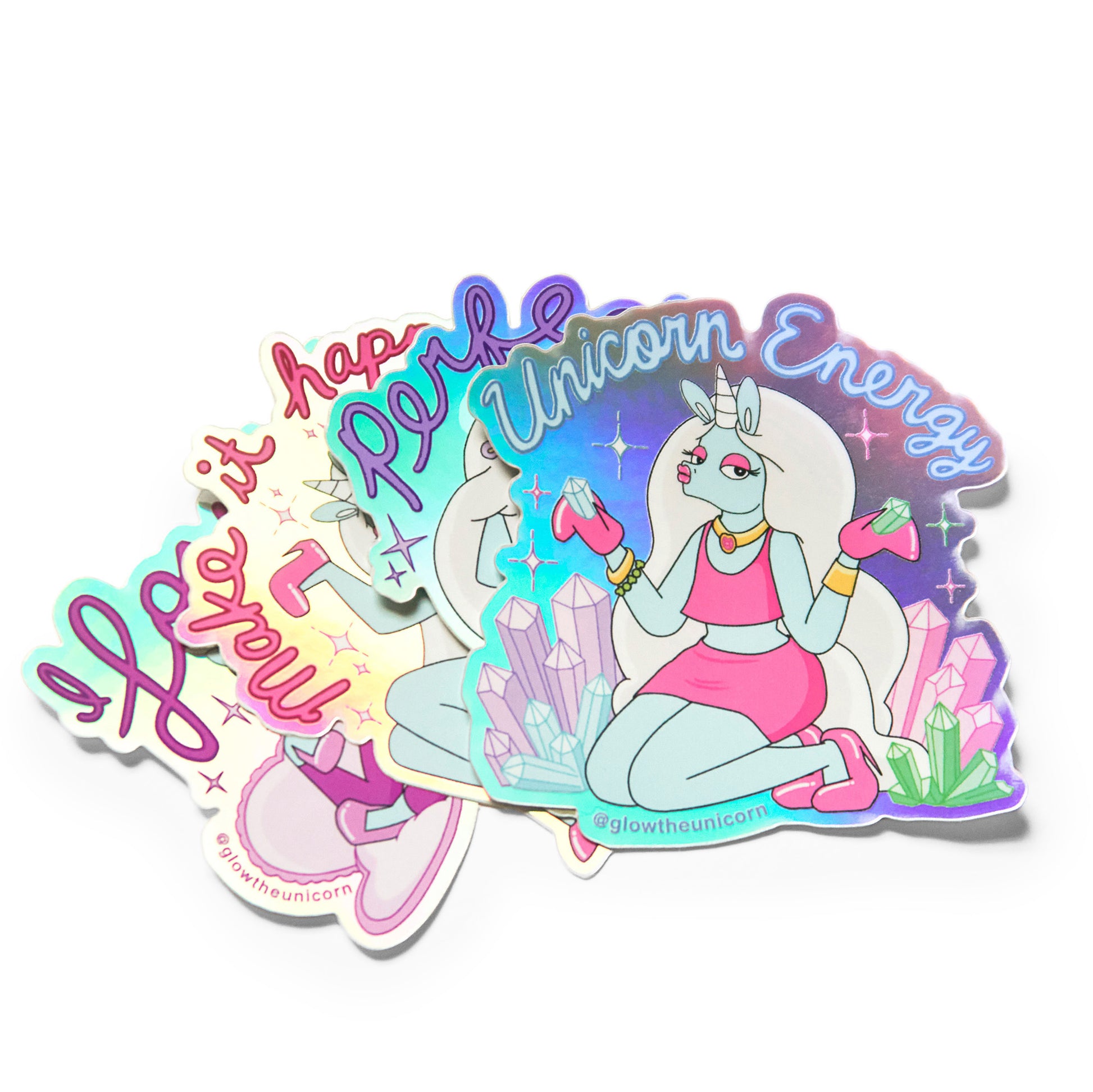 holographic sticker pack