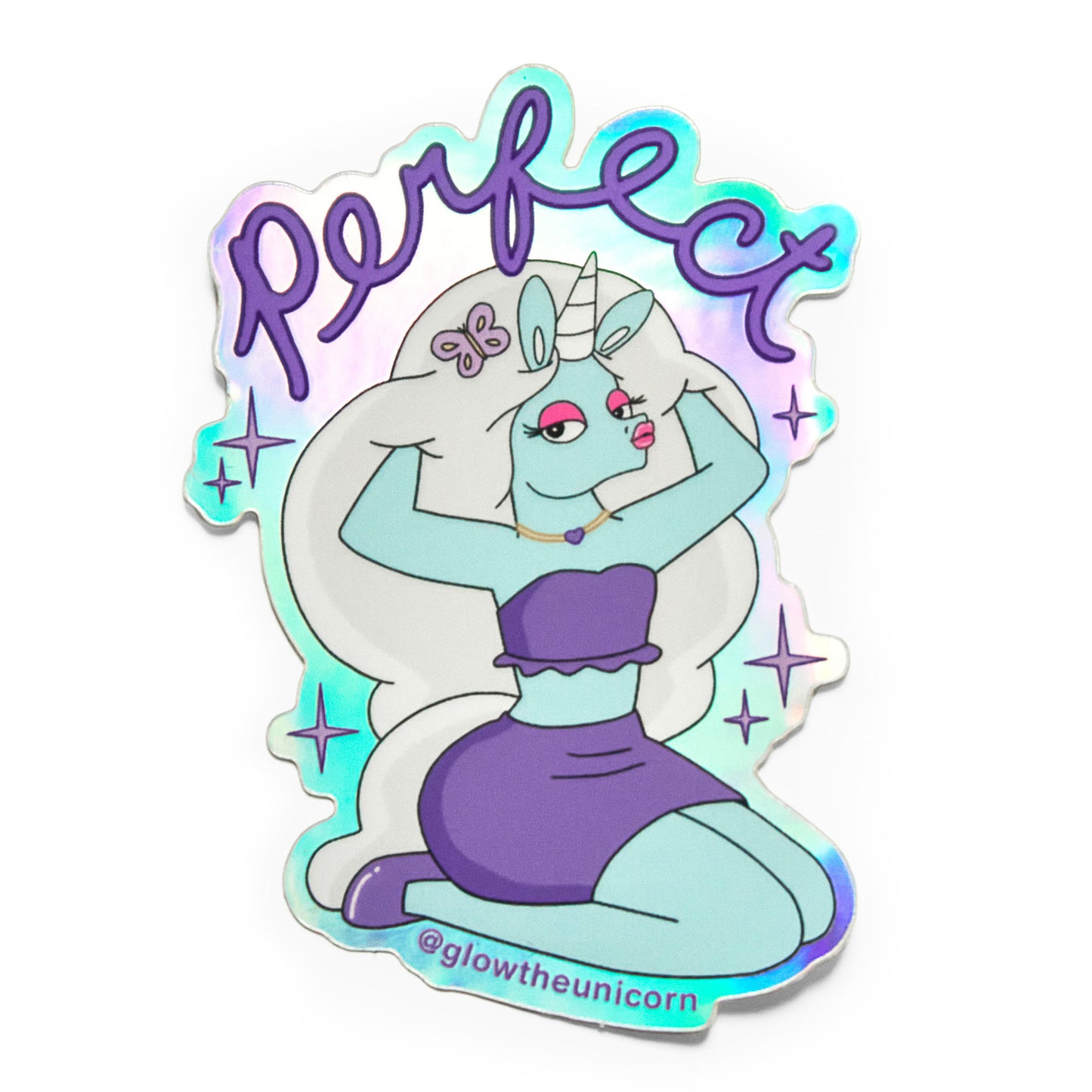 Holographic "Perfect" Sticker