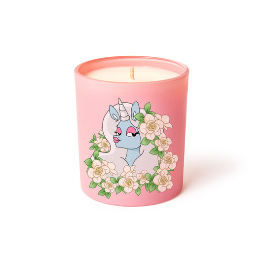 glow gardenia unicorn candle