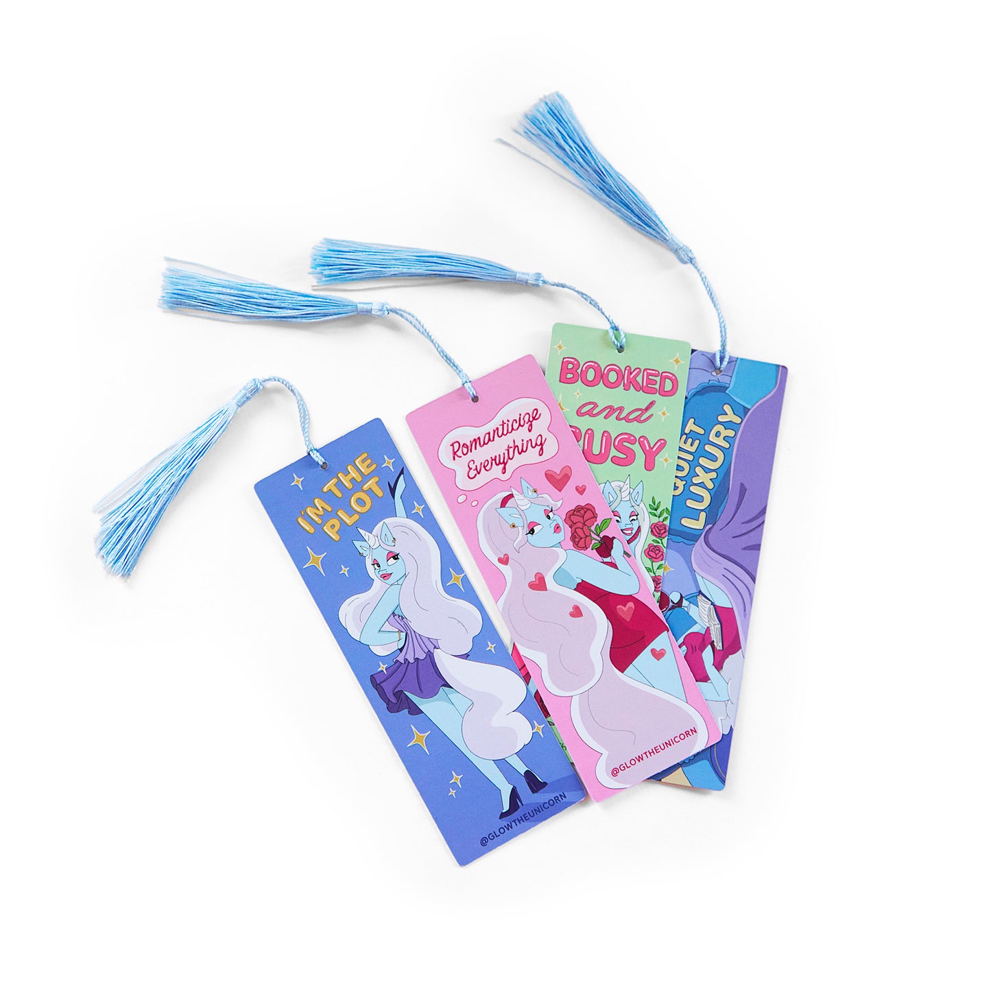 Booked & Busy Cardstock bookmark