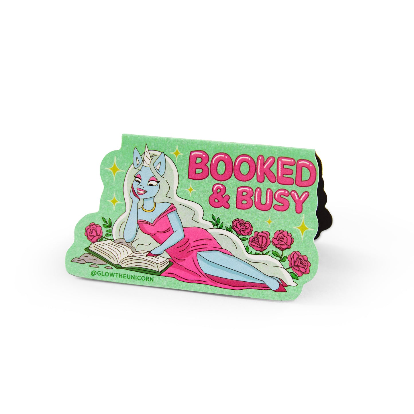 Booked & Busy Magnet Bookmark