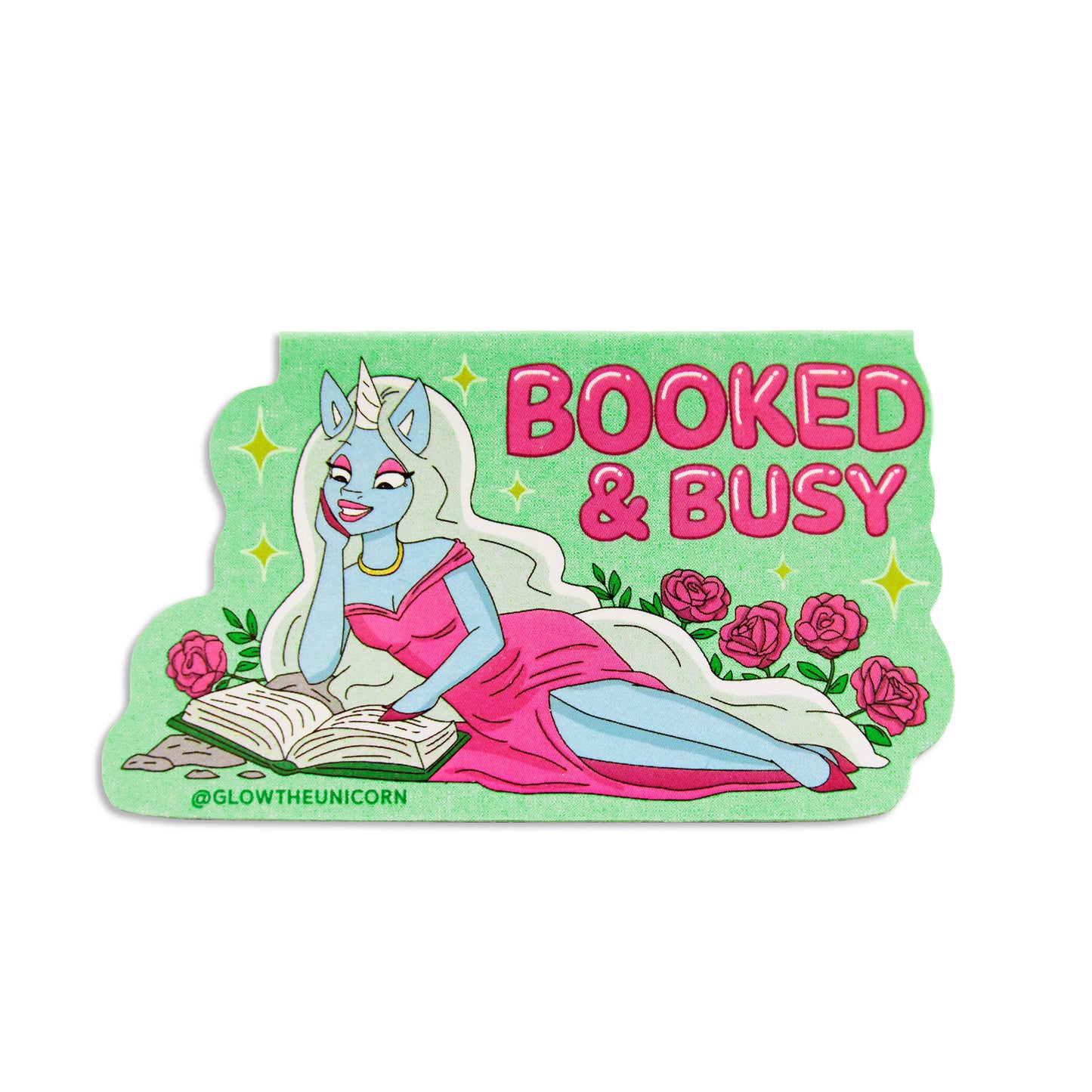 Booked & Busy Magnet Bookmark