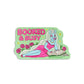 Booked & Busy Sticker