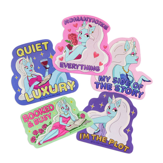Booked & Busy Sticker