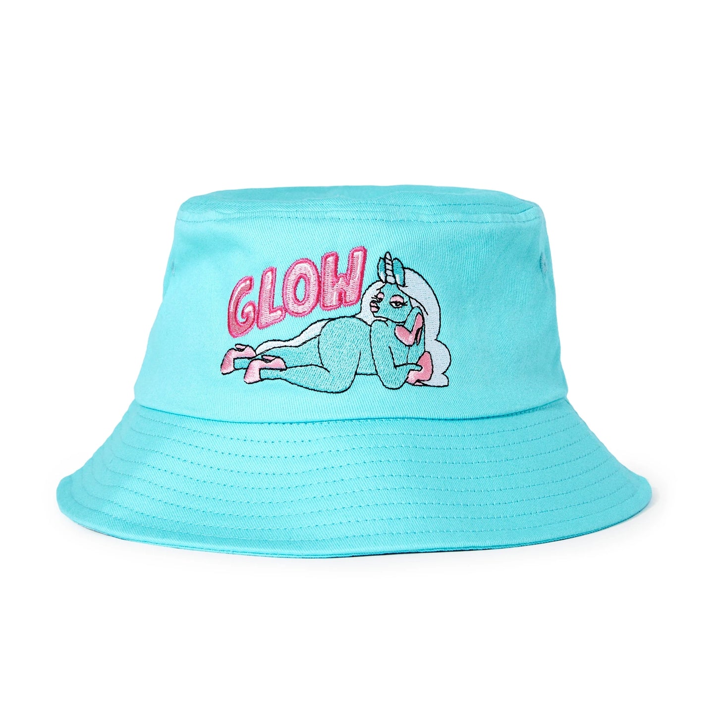 blue unicorn bucket hat