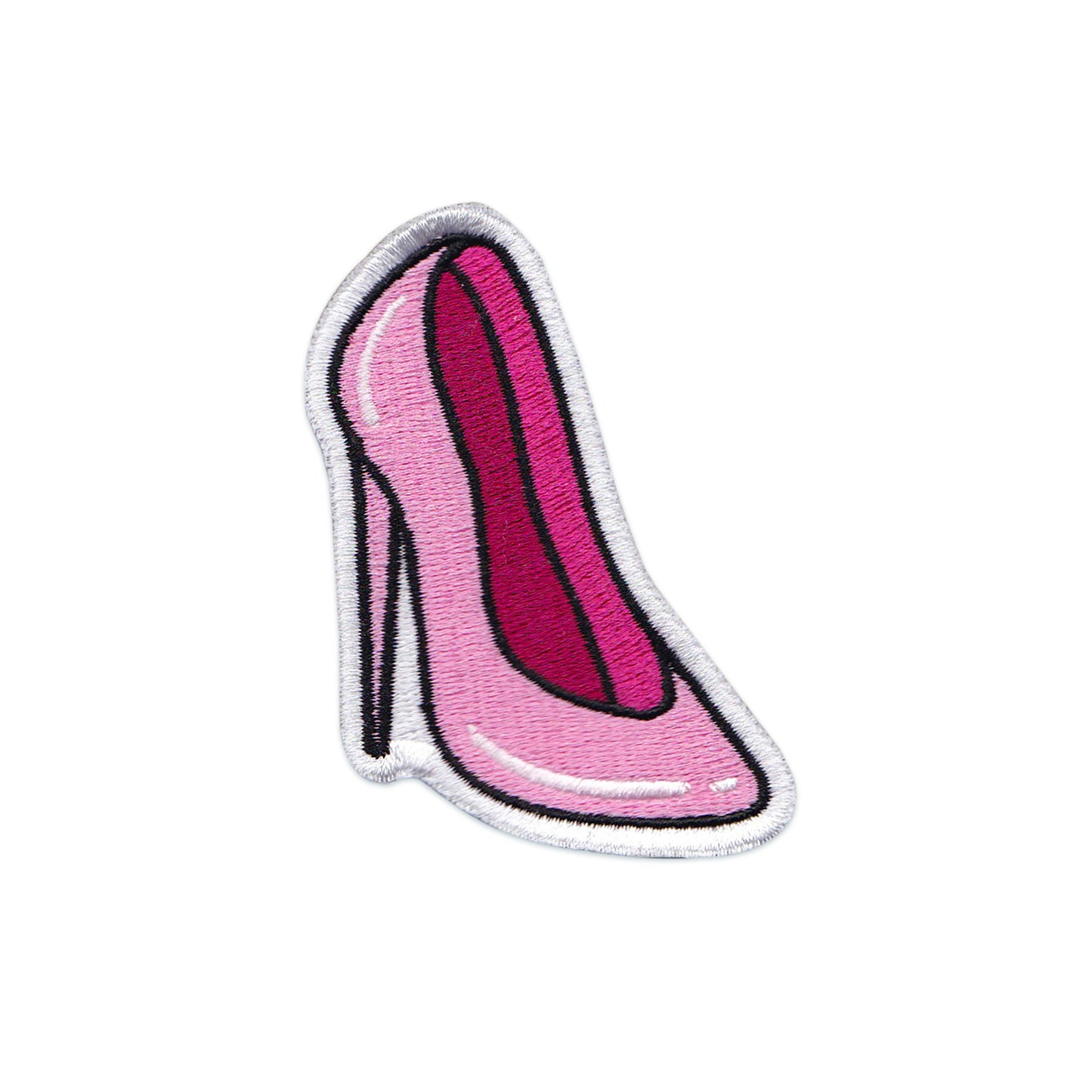 high heel pink patch