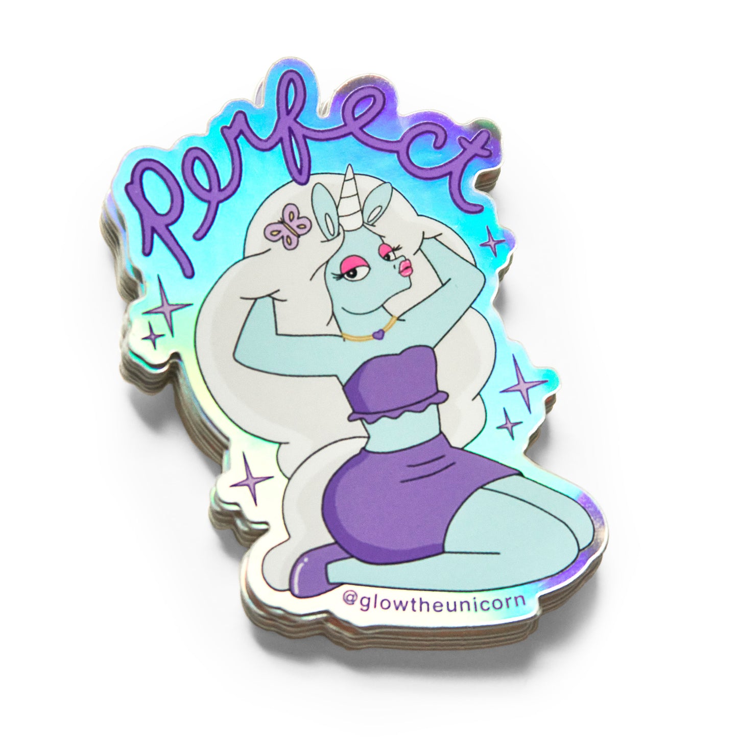 Holographic "Perfect" Sticker