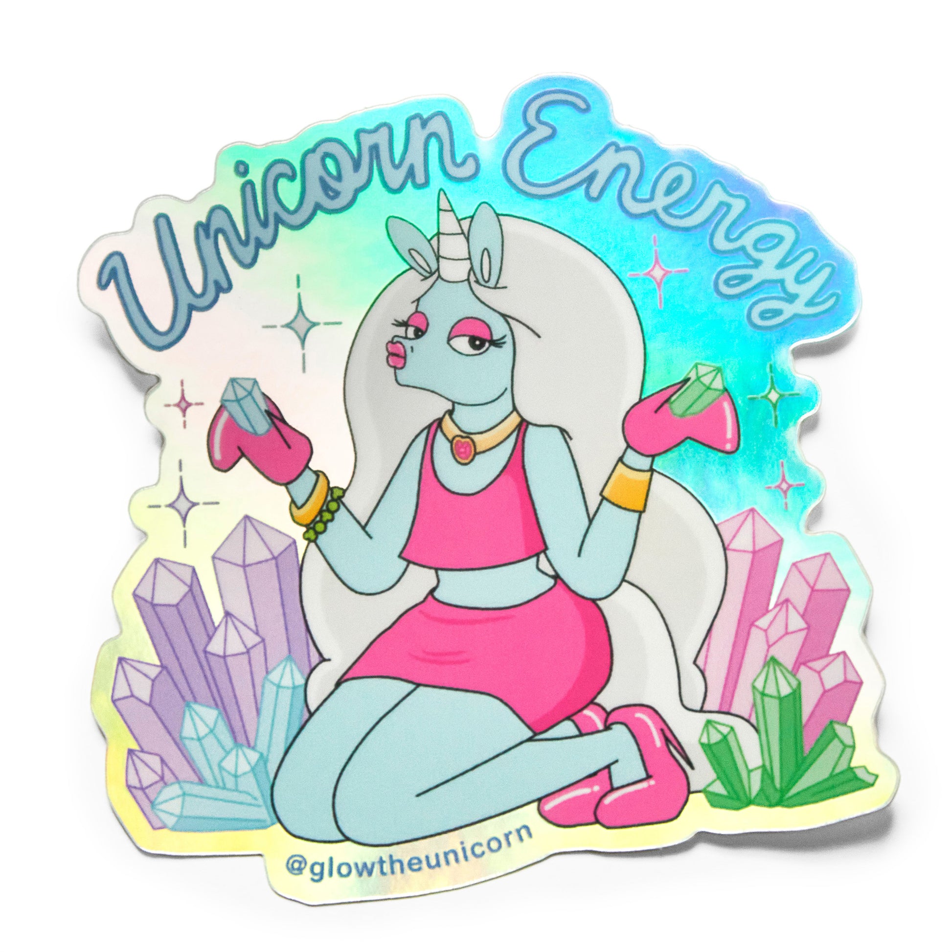 unicorn energy sticker