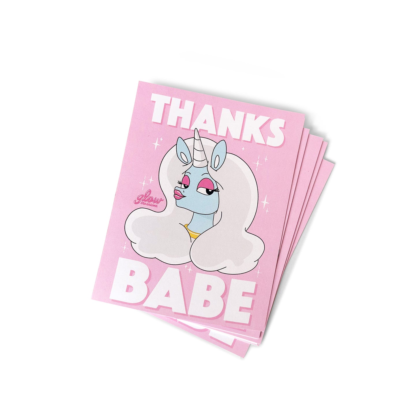 thanks babe greeting cards pack
