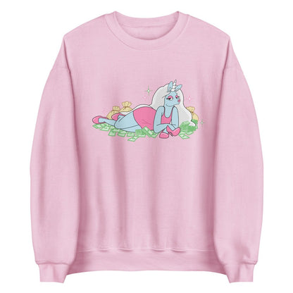 pink unicorn sweater money