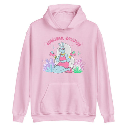 pink unicorn hoodie unicorn energy