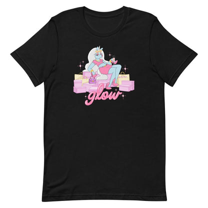 fabulous unicorn black t-shirt
