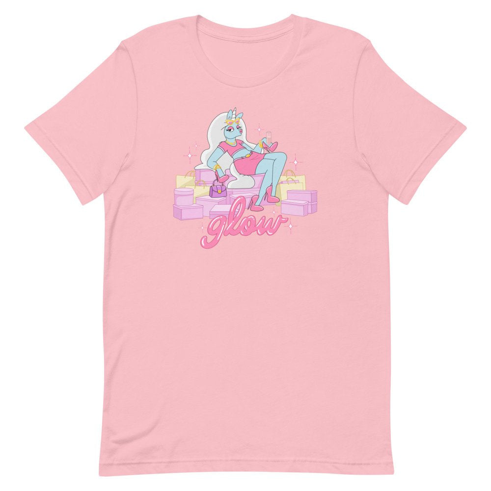 fabulous unicorn pink t-shirt